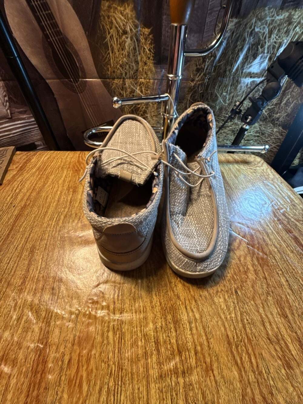 Hey Dude Wally Sox Loafers Size 9.5
